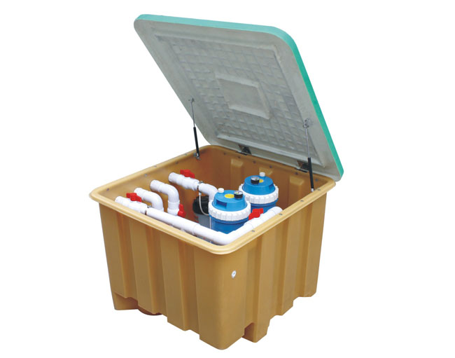 別墅游泳池設備，水處理一體化設備